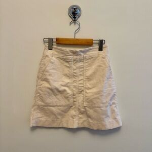 Uniqlo Cream Corduroy Women's Skirt